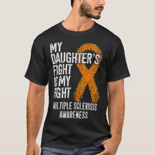 T-shirt Le combat de ma fille est mon combat contre la scl