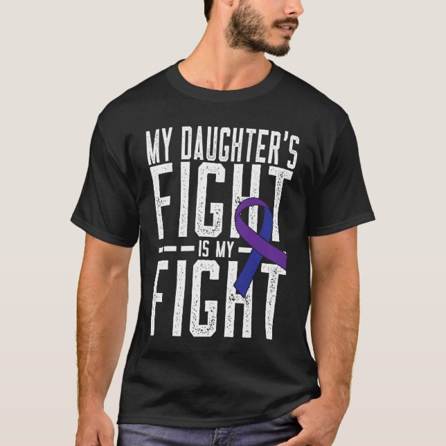 T-shirt Le combat de ma fille est mon combat Rheumatoid Ar (Devant)