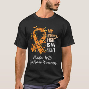 T-shirt Le combat de ma fille, mon combat Syndrome de Prad
