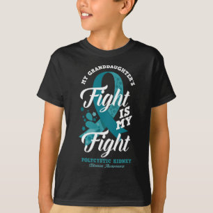 T-shirt Le combat de ma petite-fille est mon combat Pkd Se