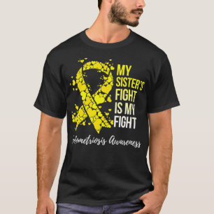 T-shirt Le combat de ma sœur est mon combat Endométriose A