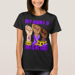 T-shirt Le combat de ma tante est ma lutte contre la fibro