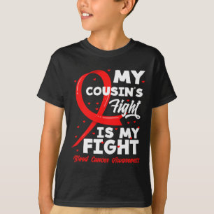 T-shirt Le combat de mon cousin est mon combat Sensibilisa