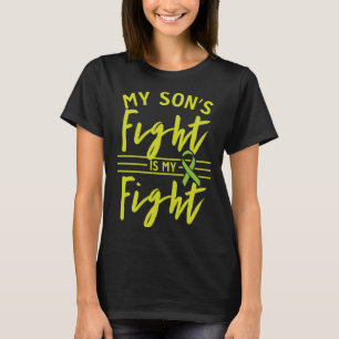 T-shirt Le combat de mon fils est mon combat pour les méde
