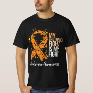 T-shirt Le combat de mon frère est ma lutte contre la leuc