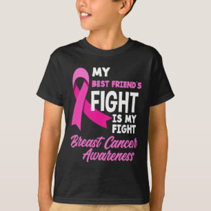 T-shirt Le combat de mon meilleur ami est mon combat cance