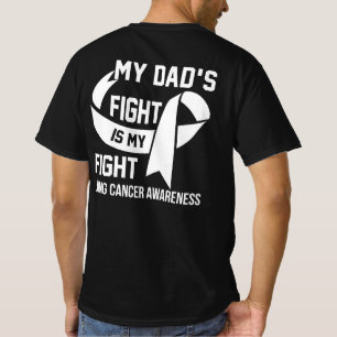 T-shirt Le combat de mon père est ma lutte contre le canc