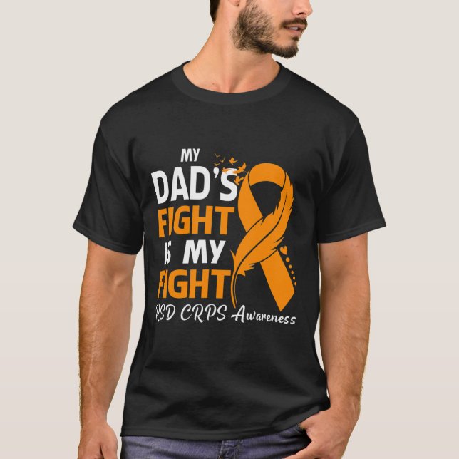 T-shirt Le combat de mon père est mon combat Rsd Crps Feat (Devant)