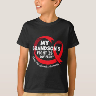 T-shirt Le combat de mon petit-fils est mon combat contre