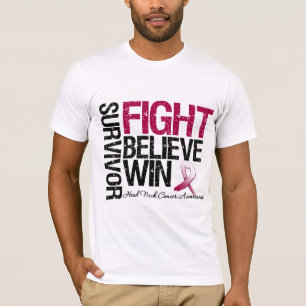 T-shirt Le combat de survivant de cancer de la tête et du