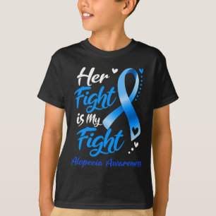 T-shirt Le combat est mon combat Alopecia sensibilisation 