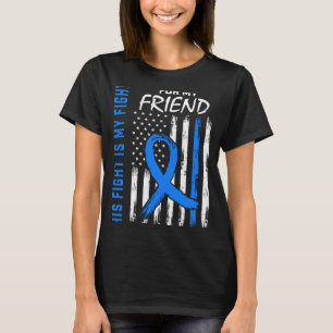 T-shirt Le combat est un combat ami de la sensibilisation