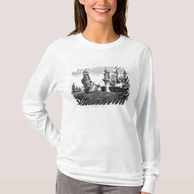T-shirt Le combat mémorable entre capitaine Pearson (Devant)