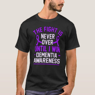 T-shirt Le combat n'est jamais terminé avant que je gagne