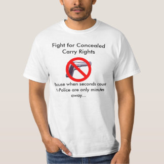 T-shirt Le combat pour caché portent des droites