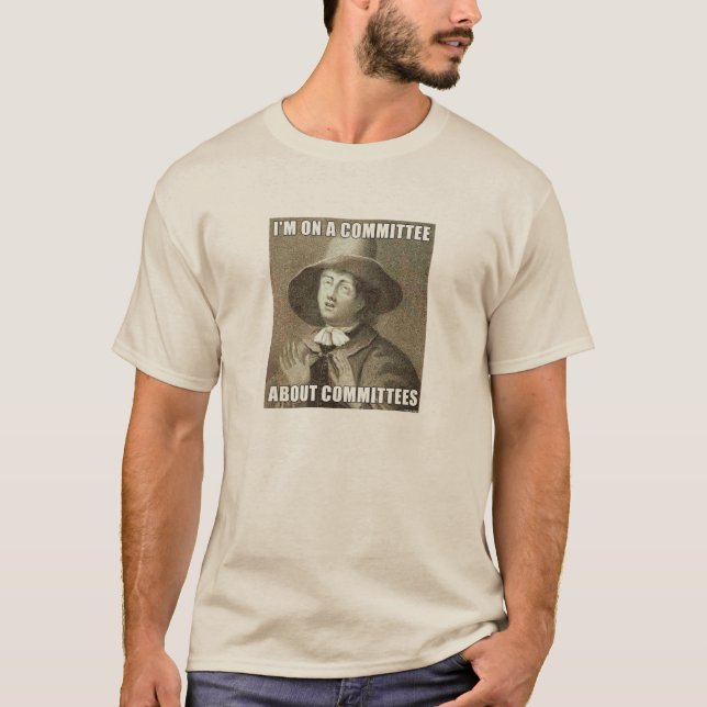 T-shirt Le Comité au sujet de la pièce en t de comités (Devant)