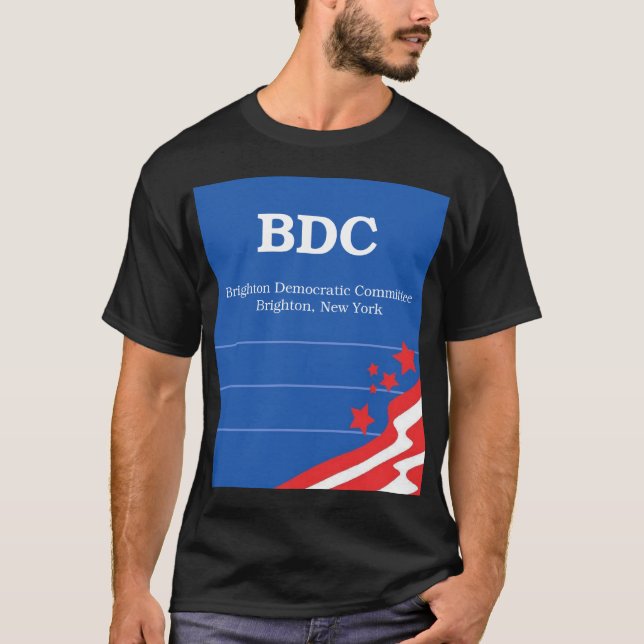 T-shirt Le Comité Democratic de Brighton (Devant)