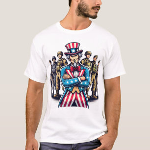 T-shirt "Le commandement militaire de l'oncle Sam"