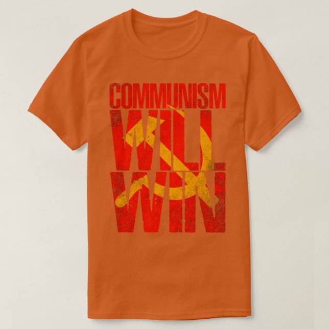 T-shirt Le communisme gagnera 1 (Design devant)