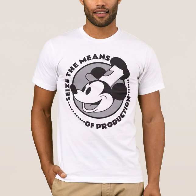 T-shirt Le communisme saisit le dessin animé de Willie Mou (Devant)