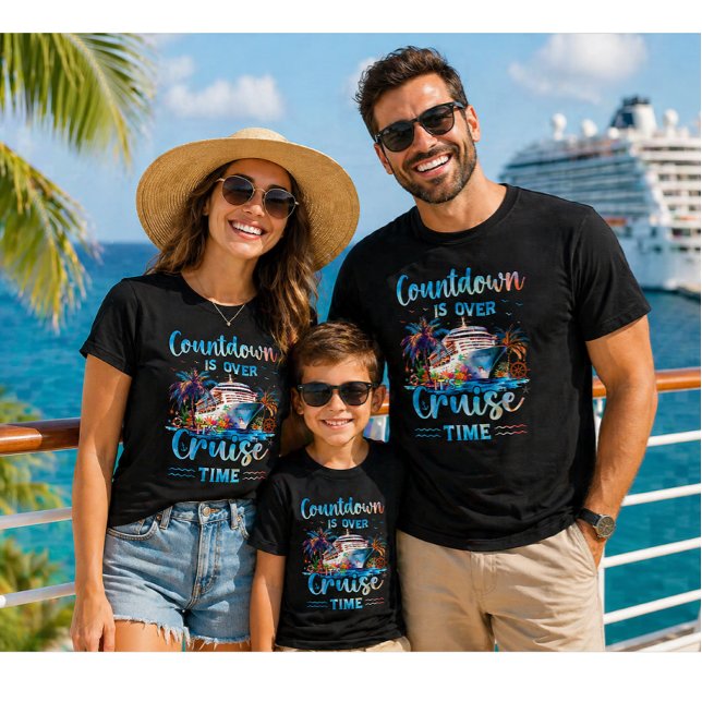 T-shirt Le compte à rebours est terminé, c'est l'heure de  (Créateur téléchargé)