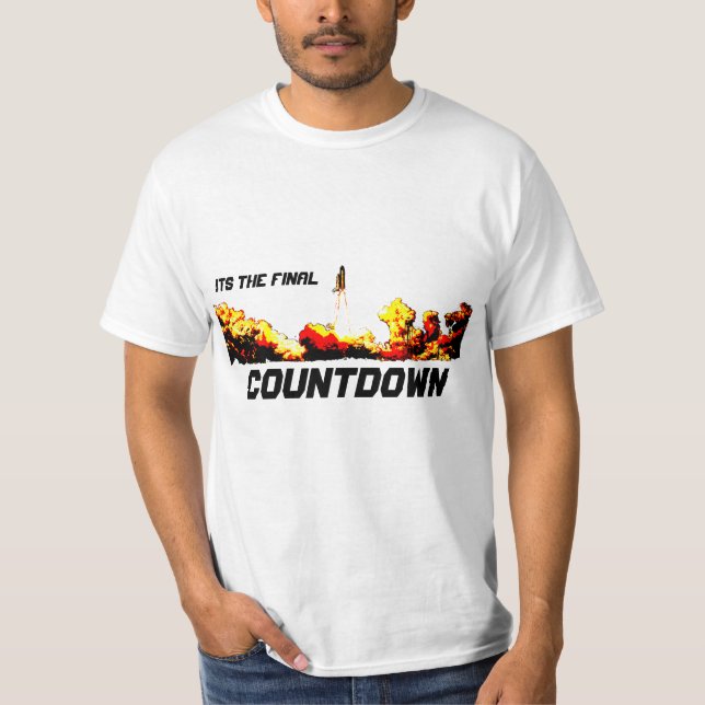 T-shirt Le compte à rebours final (Devant)