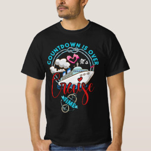 T-shirt Le compte à rebours vintage est terminé C'est l'he