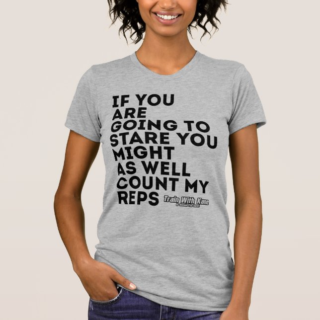T-shirt Le compte des femmes mes reps (Devant)