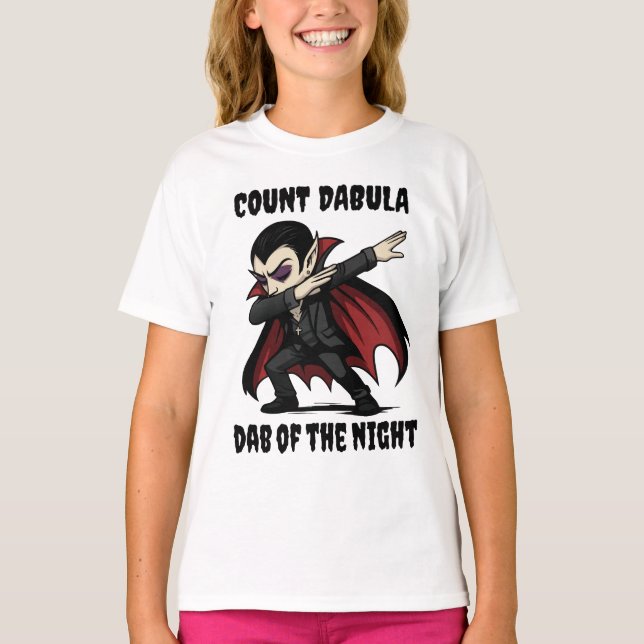 T-shirt Le comte Dabula dabs pendant la nuit (Devant)
