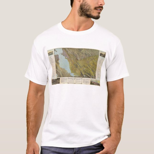 T-shirt Le comté d'Alameda, la Californie (Devant)