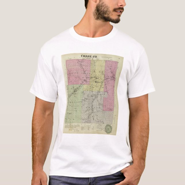 T-shirt Le comté de Chase, le Kansas (Devant)