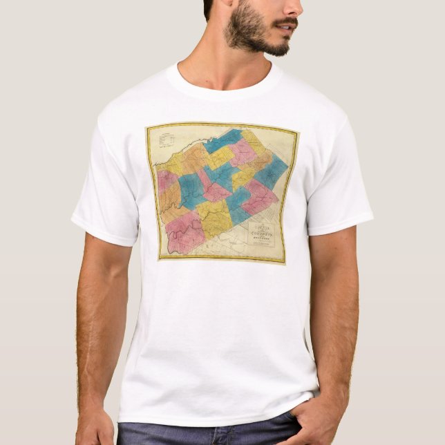 T-shirt Le comté de Delaware (Devant)