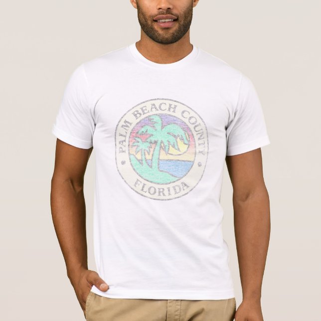T-shirt Le comté de Palm Beach (Devant)