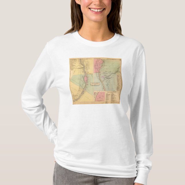 T-shirt Le comté de Venango Pennsylvanie, crique le comté (Devant)