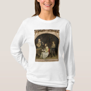 T-shirt Le concert : Chanteur et joueur de Theorbo