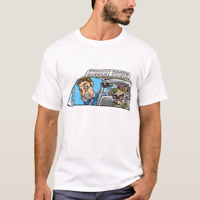 T-shirt Le conducteur d'étudiant (Devant)