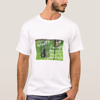 T-shirt Le conducteur d'oiseau de preuve d'écureuil