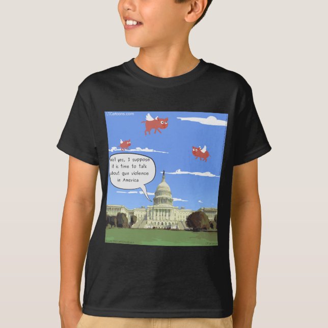 T-shirt Le Congrès et les discussions sur la violence armé (Devant)