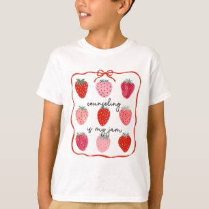 T-shirt Le conseil est ma confiture Conseillère fraise San