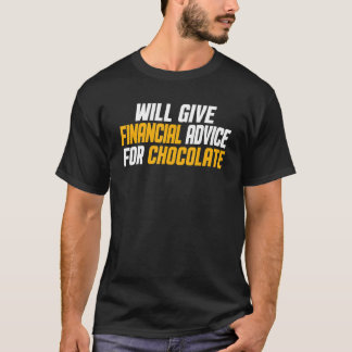 T-shirt Le Conseiller Financier Donne Des Conseils Financi