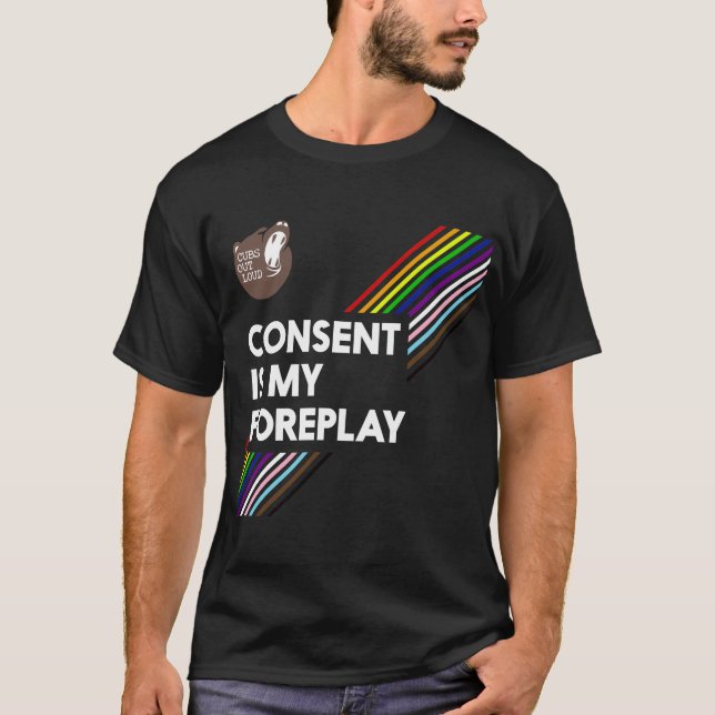 T-shirt Le Consentement Est Ma Chemise De Fierté De Forepl (Devant)