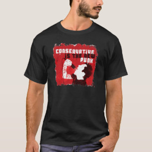T-shirt Le conservateur est le nouveau punk