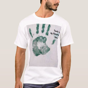 T-shirt Le contact est mon sens préféré