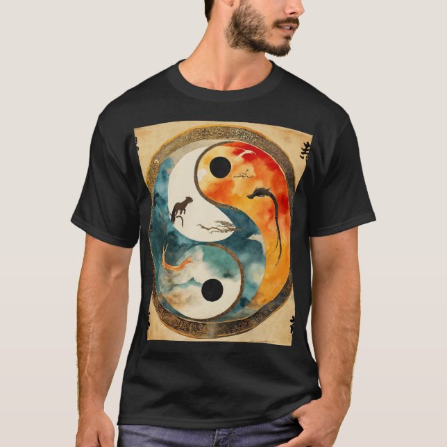 T-shirt Le conte de Yin et Yang (Devant)
