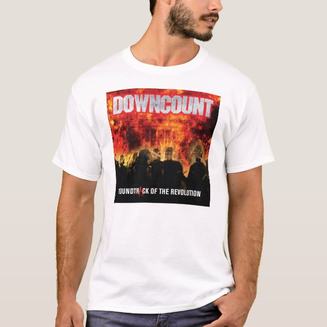 T-shirt Le contrôle des armes de DOWNCOUNT est une chemise (Devant)
