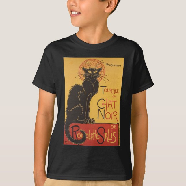 T-shirt Le Conversation Noir Imprimer (Devant)