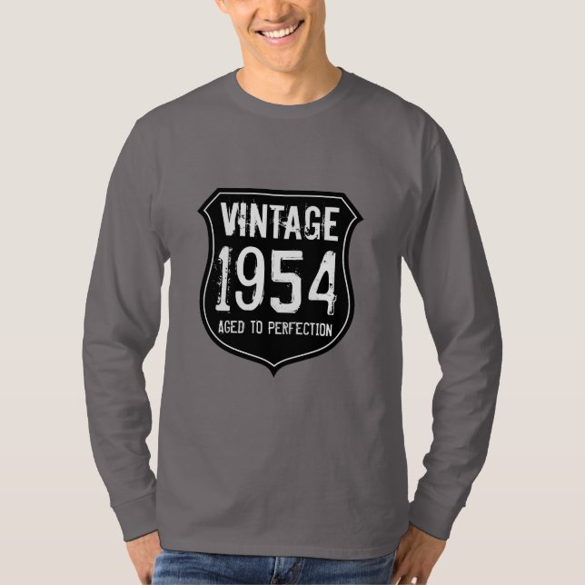 T-shirt Le cool 1954 a vieilli à la soixantième chemise (Devant)