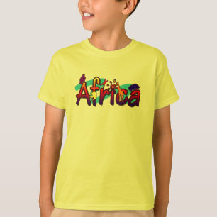 T-shirt Le cool à la mode de l'Afrique et le graphique