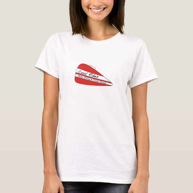 T-shirt Le cool monte la courroie de spaghetti des femmes (Devant)