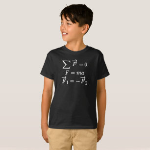 T-shirt Le Cool Nerdy, Lois de mouvement de Newton